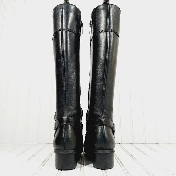 Bandolino Black Heeled Boots - Picture 6 of 12